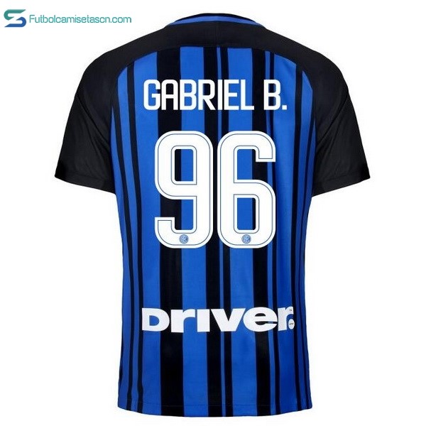 Camiseta Inter 1ª Gabriel B. 2017/18